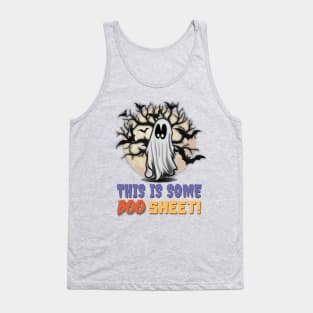 This Is Some Boo Sheet Fall Halloween Ghost Comic Tank Top